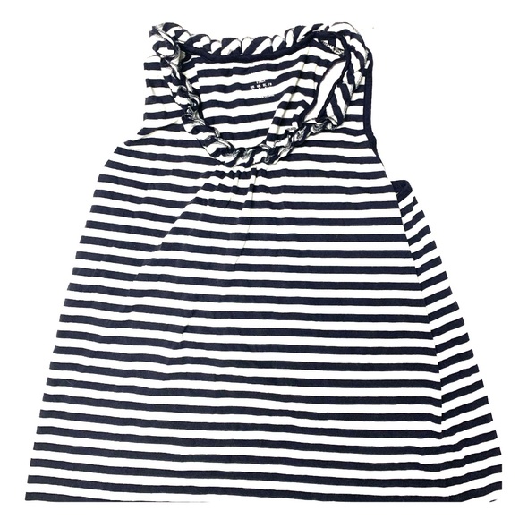 Lands end racer back tank top with a ruffle - Picture 1 of 2